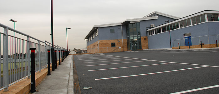 car park for amenity building